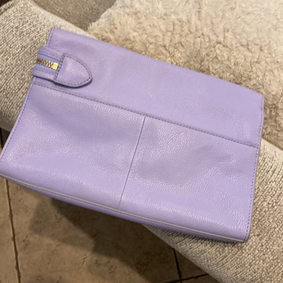 Isaac Mizrahi lavender clutch - Picture 2 of 4